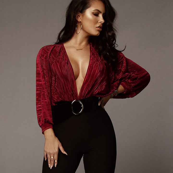 Bodysuit Individual Modas®- Pietra - Marsala