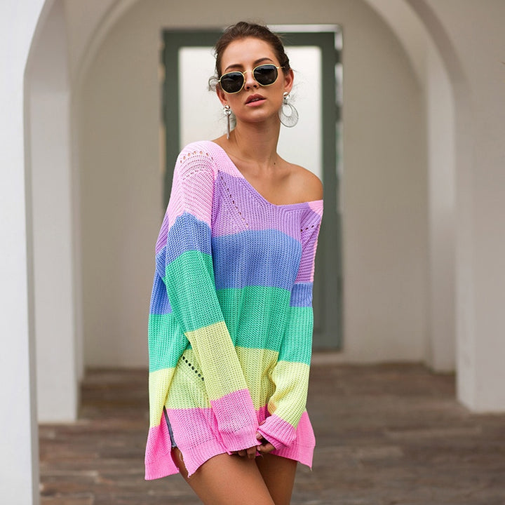 Blusa Individual Modas® - Rainbow - Marrom