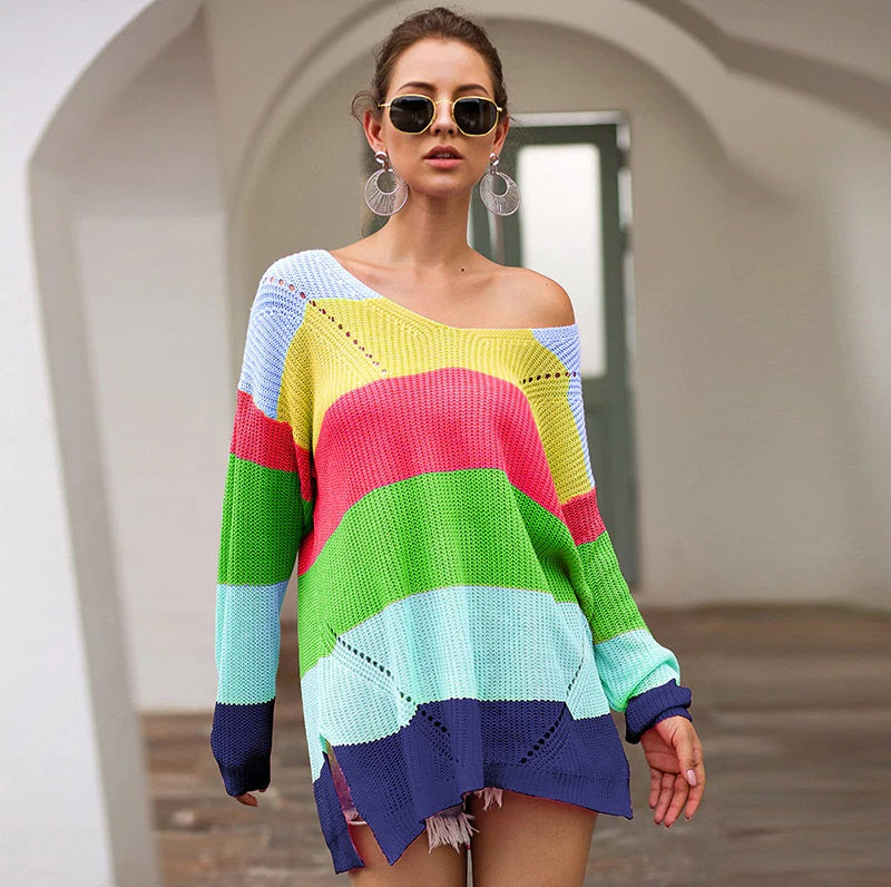 Blusa Individual Modas® - Rainbow - Marrom